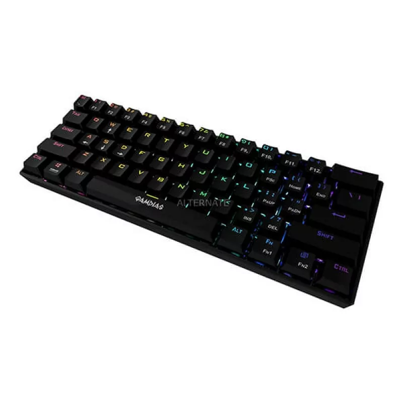 Gamdias Hermes E3 RGB 60% Red Switch - Black Gamdias Hermes E3 RGB 60% Red Switch - Black